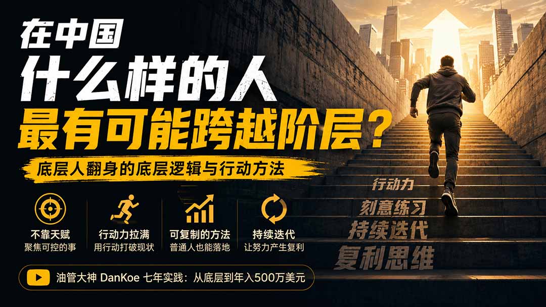 付费文章：在中国什么样的人最有可能跨越阶层？底层人翻身的方法！-鑫梵淘