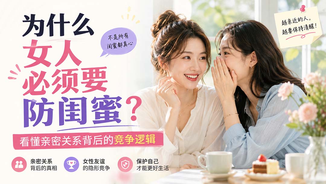 付费文章：为什么女人必须要防闺蜜？看懂亲密关系背后的竞争逻辑-鑫梵淘