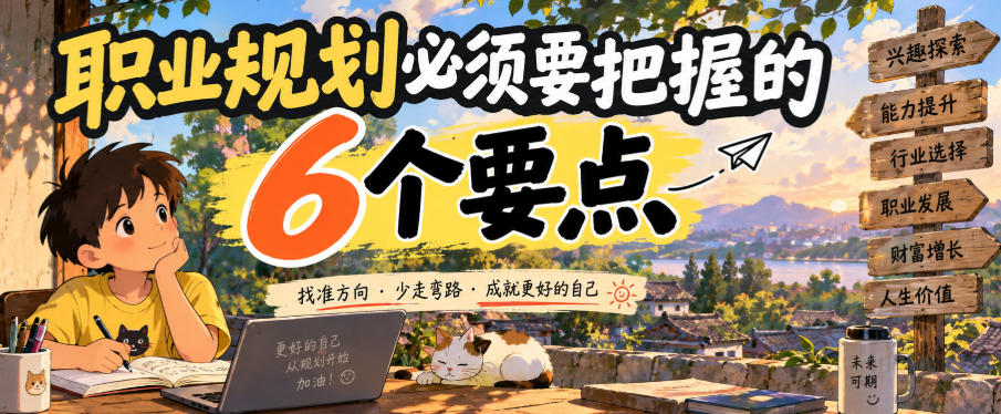 付费文章：职业规划必须要把握的6个要点-鑫梵淘