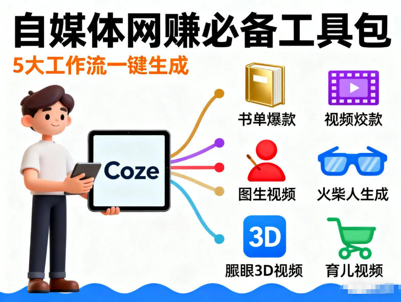 Coze工作流合集，内容一共100份左右，内容丰富，可以提供工作效率-鑫梵淘