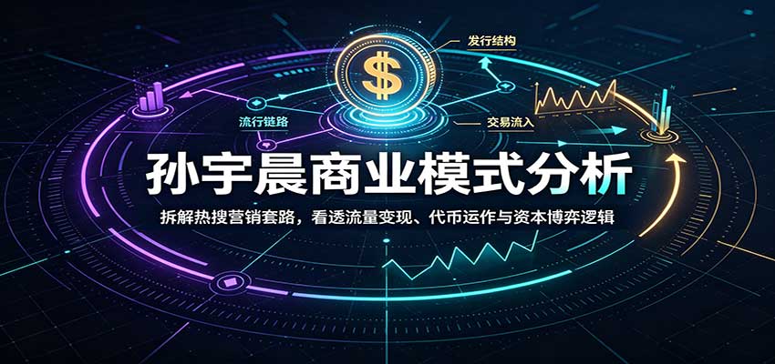 孙宇晨商业模式分析：拆解热搜营销套路，看透流量变现、代币运作与资本博弈逻辑-鑫梵淘