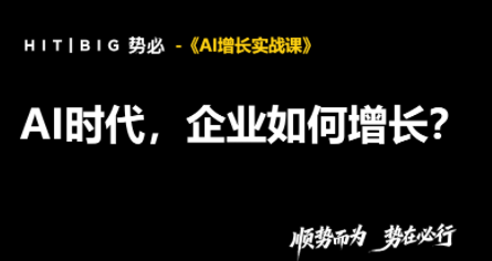 势必·AI增长实战课-鑫梵淘