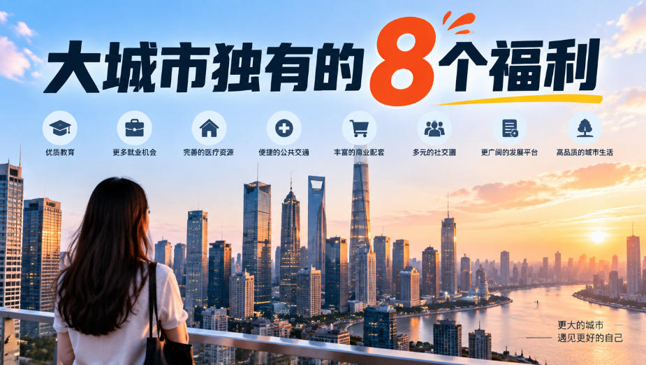 某公众号付费文章：大城市独有的8个福利-鑫梵淘
