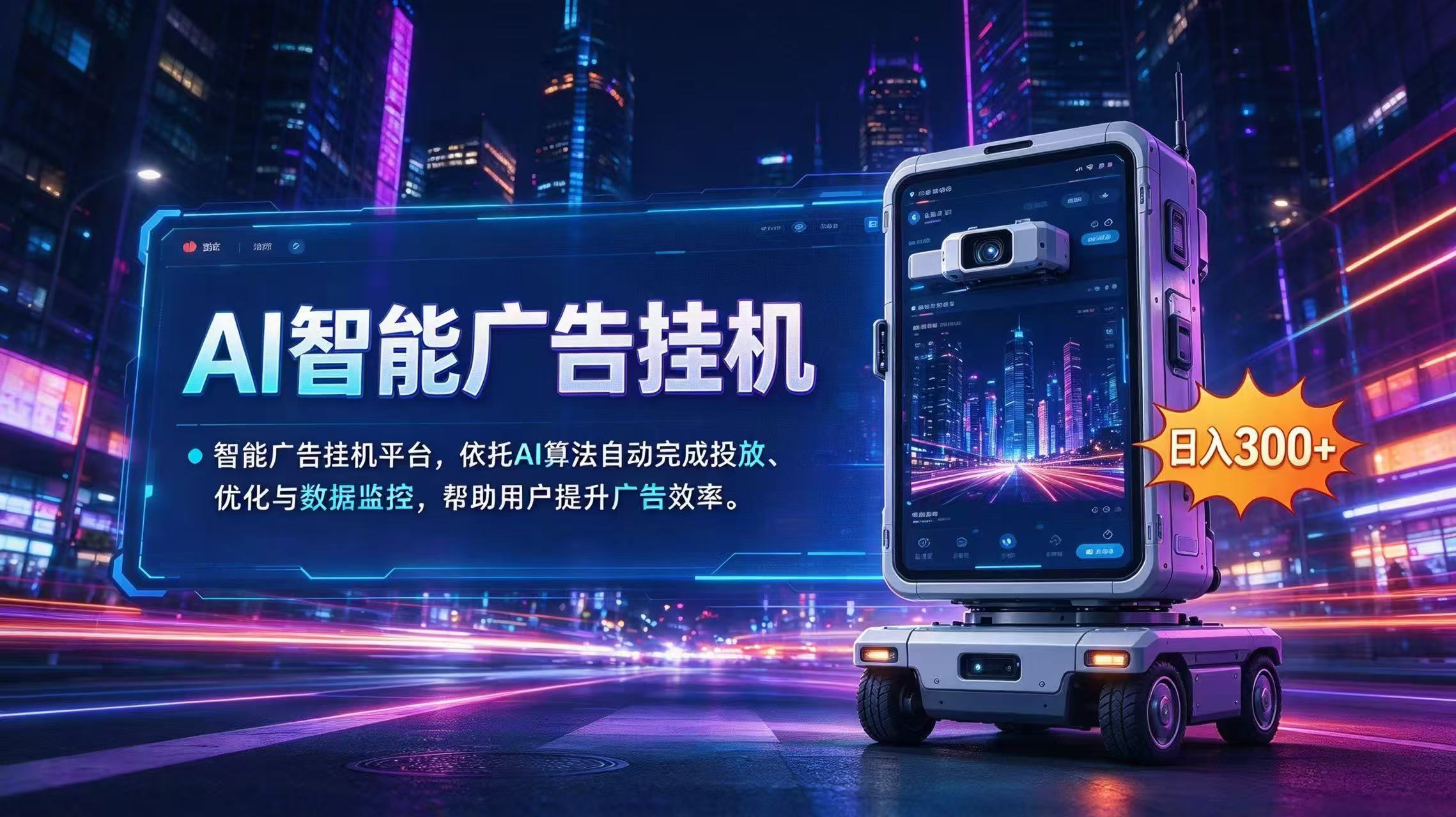 AI 智能广告挂机｜AI 自动运行，轻松托管广告任务-鑫梵淘