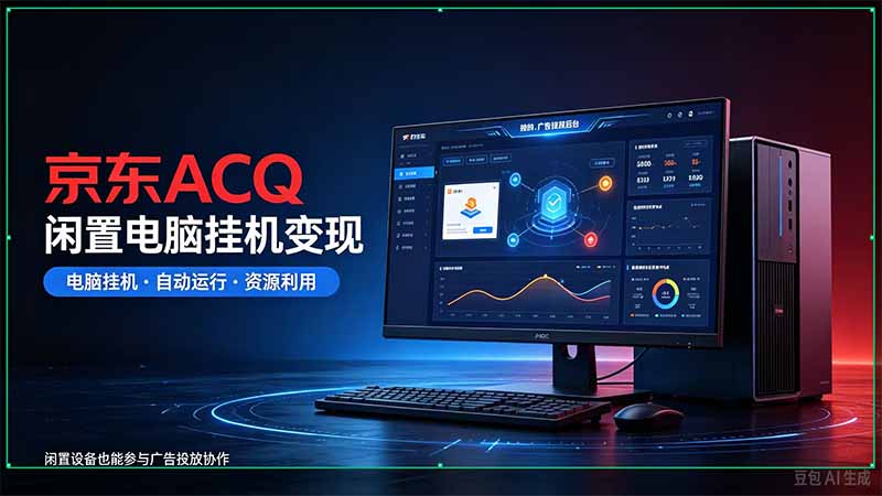 京东ACQ是什么？闲置电脑挂机采集项目拆解-鑫梵淘