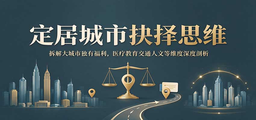 定居城市抉择思维：拆解大城市独有福利，医疗教育交通人文等维度深度剖析-鑫梵淘