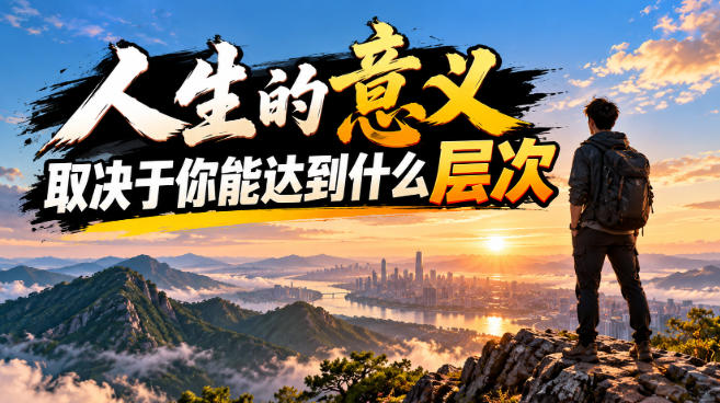 某公众号付费文章：人生的意义，取决于你能达到什么层次-鑫梵淘