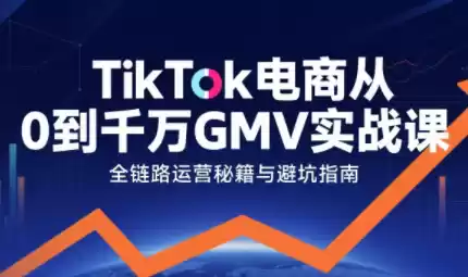 三千老师·TikTok电商从0到千万GMV实战课(更新)-鑫梵淘