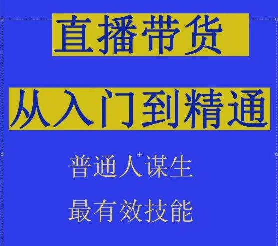 2024抖音直播带货直播间拆解抖运营从入门到精通，普通人谋生最有效技能-鑫梵淘