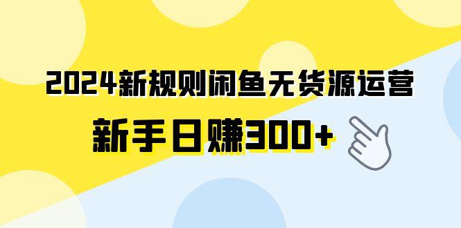 (9522期)2024新规则闲鱼无货源运营新手日赚300+-鑫梵淘