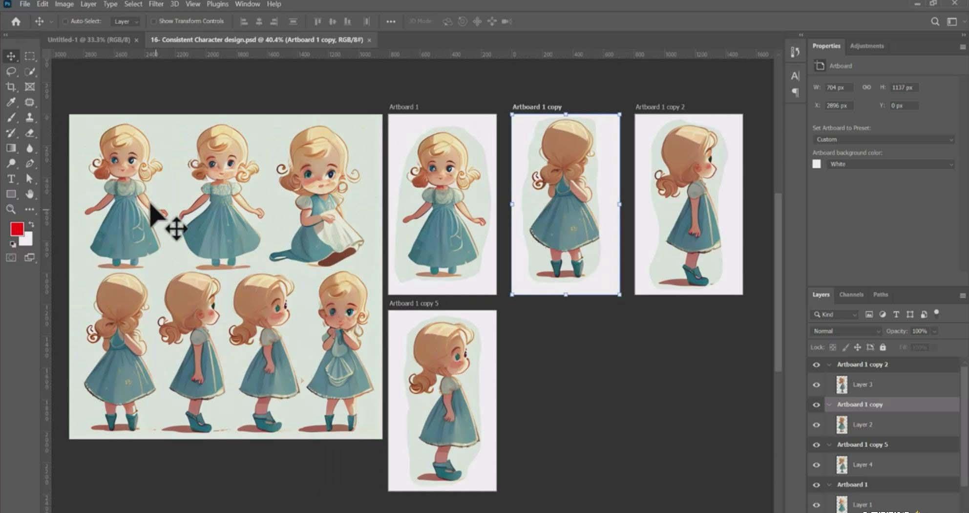 图片[7]-掌握 MidJourney V5 AI + ChatGPT创建一致的角色设计图像-22节课-中英字幕-鑫梵淘