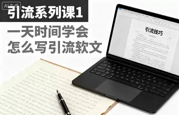 引流系列课1，一天时间学会怎么写引流软文-鑫梵淘