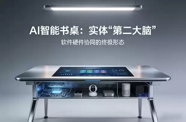 AI智能书桌搭建，构建你的实体“第二大脑”，软件硬件协同的终极形态-鑫梵淘