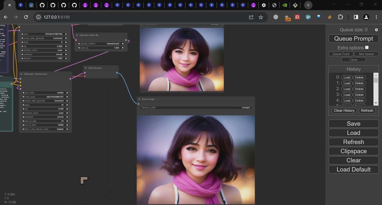 图片[2]-ComfyUI利用Stable Diffusion学习AI GUI工作流程教程-中英字幕-鑫梵淘