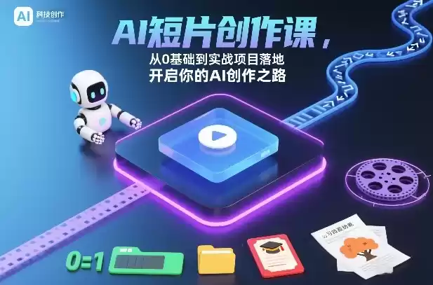 AI短片创作课，从0基础到实战项目落地，开启你的AI创作之路-鑫梵淘