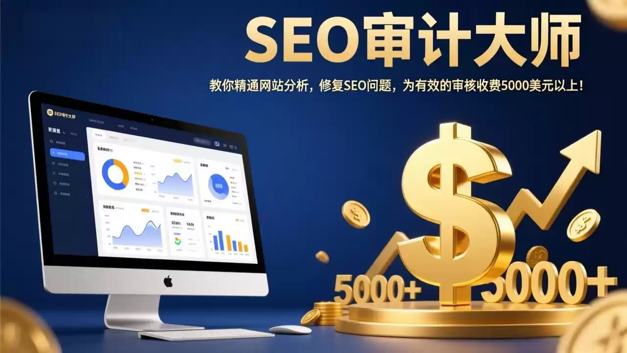 SEO审计大师：教你精通网站分析，修复SEO问题，为有效的审核收费5000美元以上！-鑫梵淘