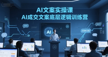 AI文案实操课，AI成交文案底层逻辑训练营-鑫梵淘