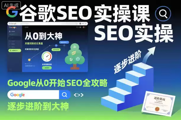 谷歌SEO实操课，Google从0开始SEO全攻略，逐步进阶到大神-鑫梵淘