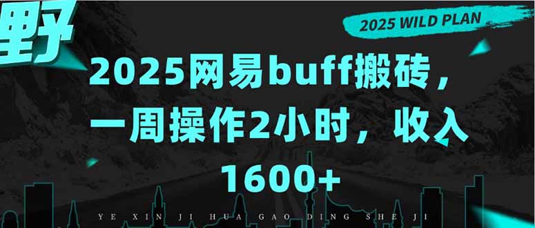 2025网易buff搬砖，一周操作2小时，收入1600+-鑫梵淘