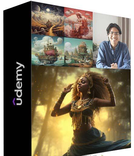 MidjourneyAI绘画艺术生成的大师级写作提示指南教程-8节视频课-中英字幕-鑫梵淘