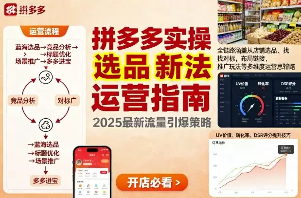 王校长9月12拼多多实操新玩法，全链路涵盖从店铺选品、找对标，布局链接，推广玩法等多维度运营思路(更新)-鑫梵淘