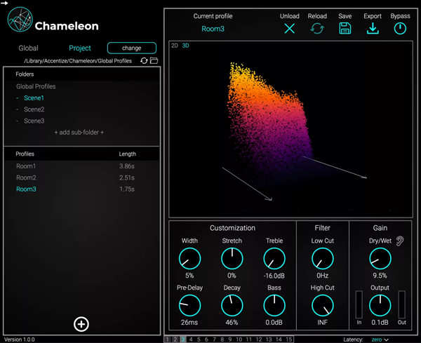 Accentize Chameleon(智能音频插件) v2.1.1 免费版-鑫梵淘
