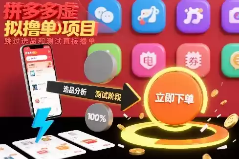 拼多多虚拟撸单项目，跳过选品和测试直接撸单-鑫梵淘