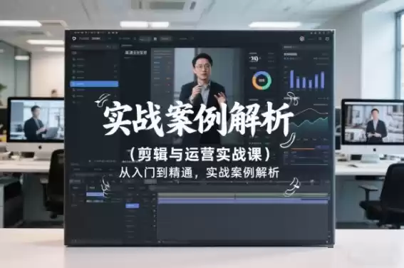 剪辑与运营实战课，从入门到精通，实战案例解析(更新2026)-鑫梵淘