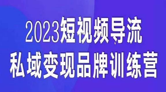短视频导流·私域变现先导课，5天带你短视频流量实现私域变现-鑫梵淘