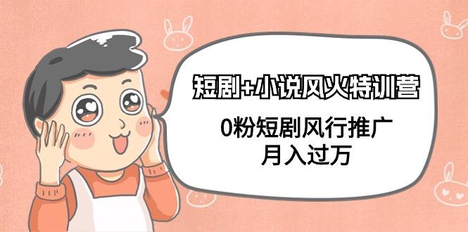 (9374期)短剧+小说风火特训营，0粉短剧风行推广，月入过万(102节课)-鑫梵淘