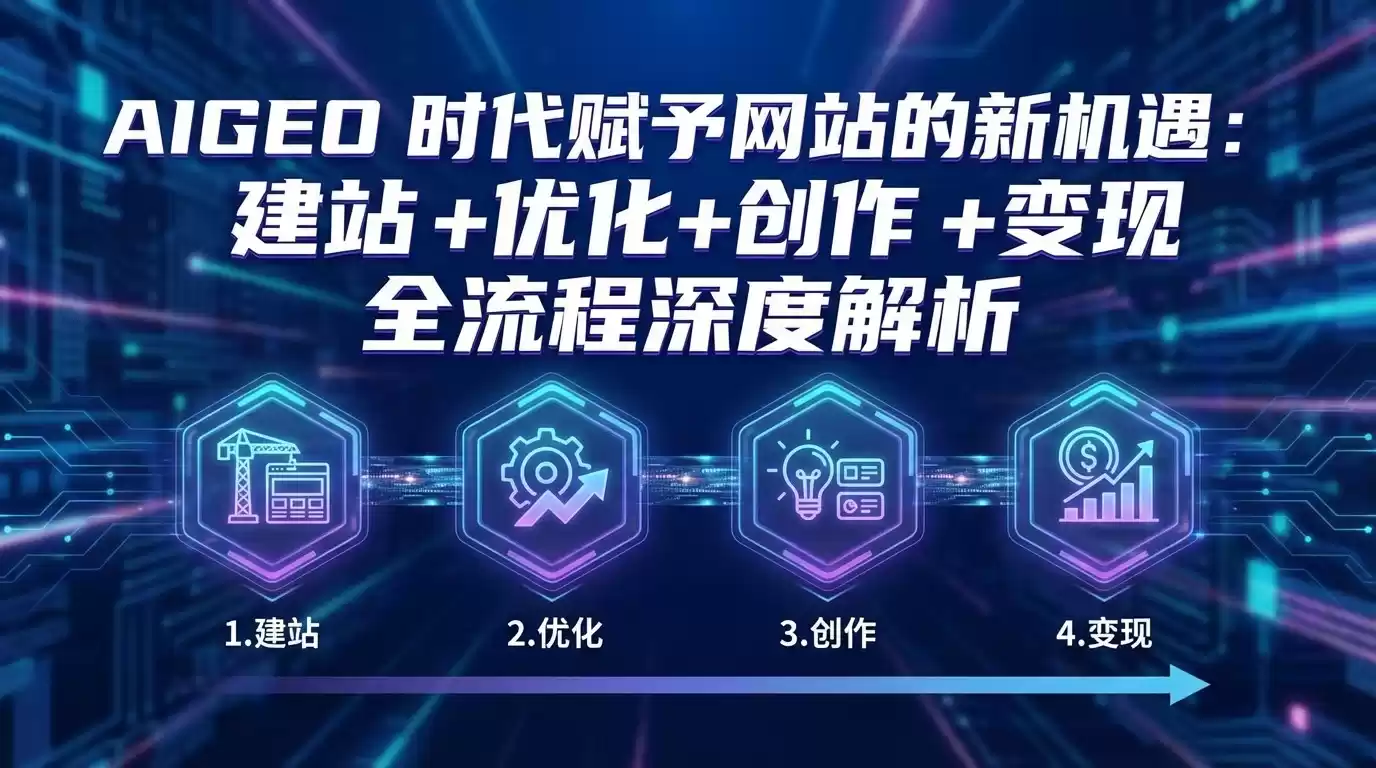 AIGEO+时代赋予网站的新机遇：建站+优化+创作+变现+全流程深度解析-鑫梵淘