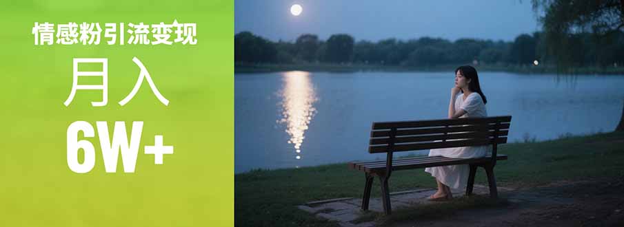 情感粉引流变现实操课：单月变现6w+，情感粉引流变现实操课-鑫梵淘