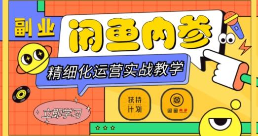 闲鱼精细化运营入门+高阶实战教学，从底层逻辑到轻松变现，多维度玩转闲鱼副业-鑫梵淘