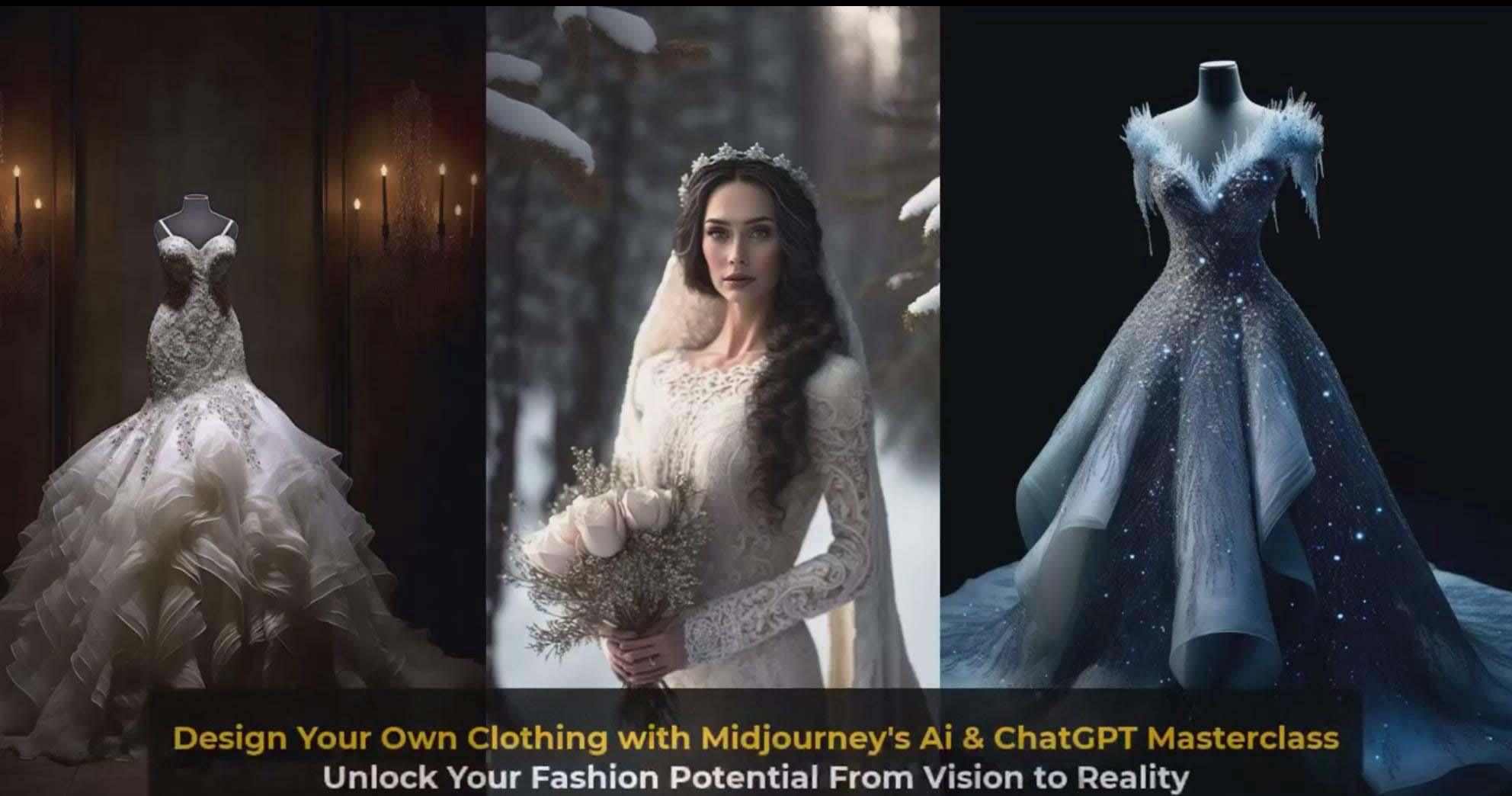 图片[7]-利用 Midjourneys Ai 人工智能设计自己的服装AI大师班-10节课-中英字幕-鑫梵淘
