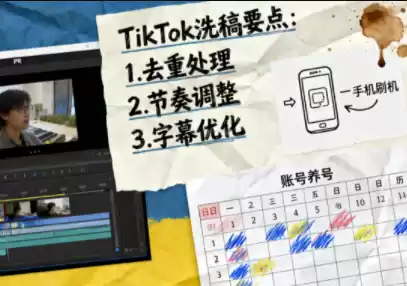 TikTok洗稿剪辑全流程课-鑫梵淘