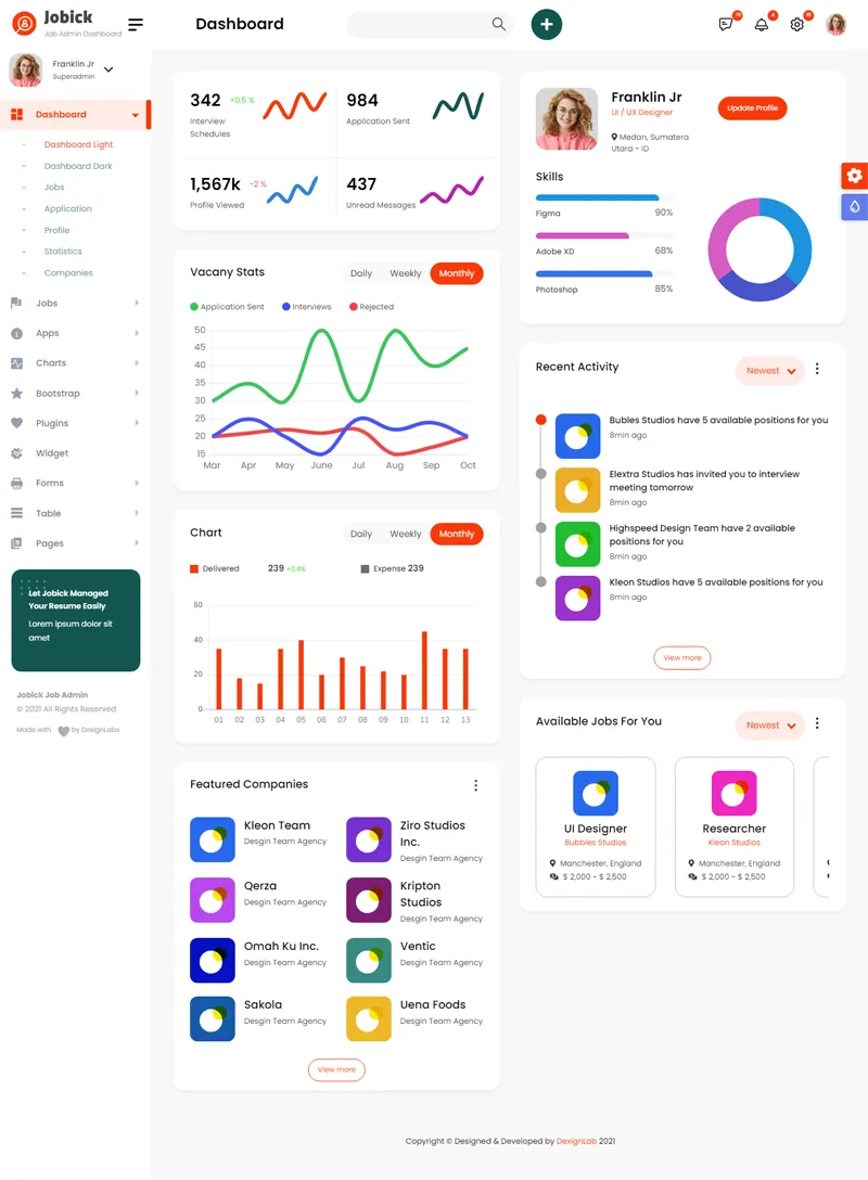 Bootstrap大气OA系统后台管理模板-鑫梵淘