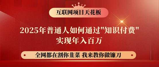 镰刀训练营超级IP合伙人，25年普通人如何通过“知识付费”年入百万！-鑫梵淘