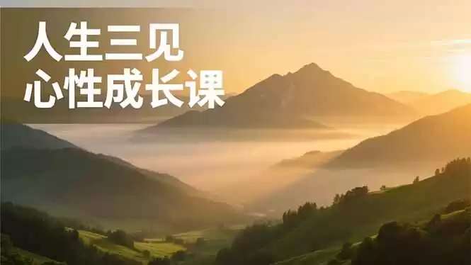 人生三见心性成长课，见天地众生自己，搞透人性安顿身心，活出清晰自我，内在富足无价-鑫梵淘