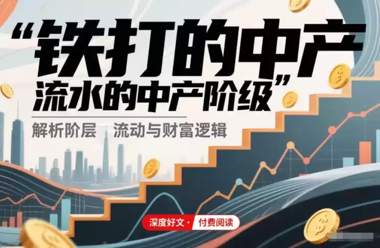 付费文章：铁打的中产，流水的中产阶级-鑫梵淘