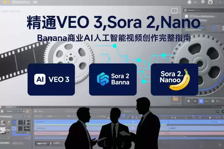 精通VEO 3，Sora 2，Nano Banana商业AI人工智能视频创作完整指南-鑫梵淘