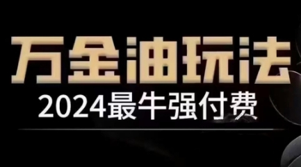 2024最牛强付费，万金油强付费玩法，干货满满，全程实操起飞(更新12月)-鑫梵淘