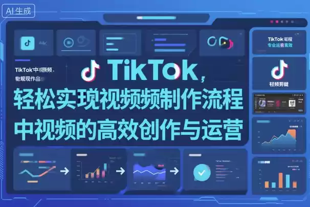 TikTok中视频制做流程，轻松实现Tk中视频的高效创作与运营-鑫梵淘