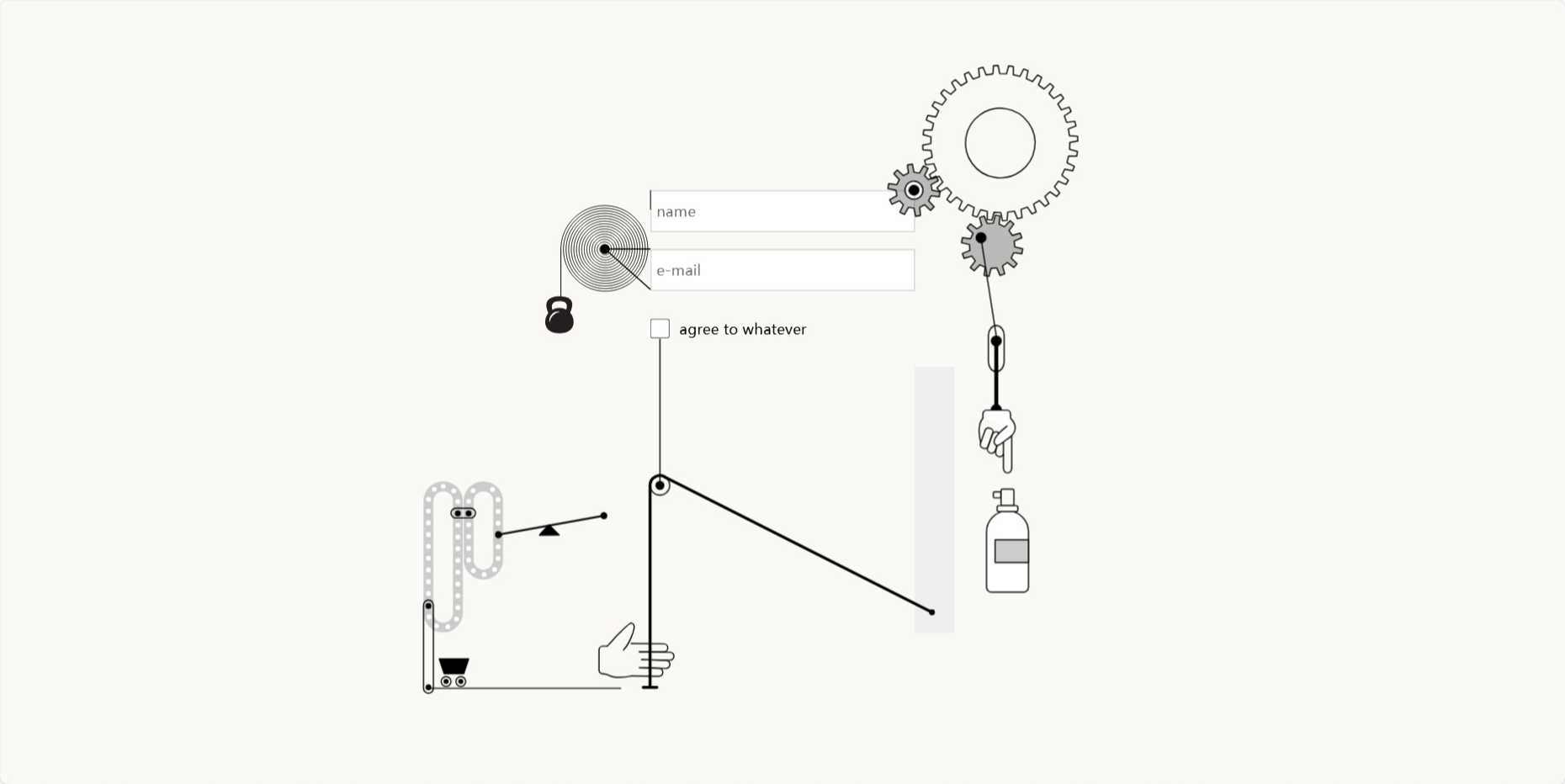 小题大做的动态互动登录页html源码-鑫梵淘