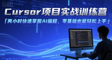 Cursor项目实战训练营，两小时快速掌握AI编程，零基础也能轻松上手-鑫梵淘