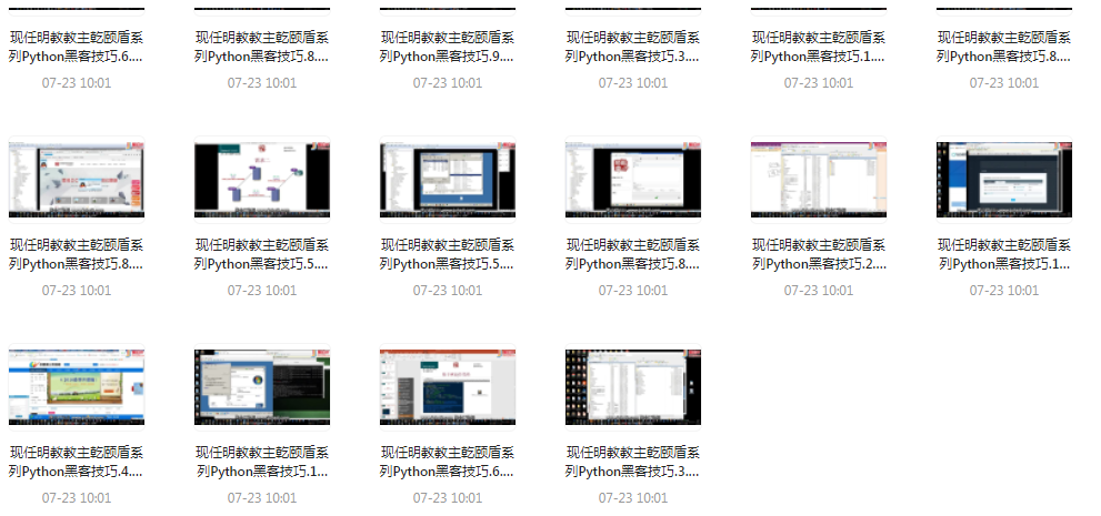 Python黑客技巧课程-鑫梵淘