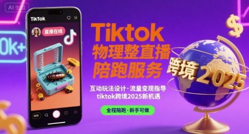 Tiktok物理整蛊直播陪跑服务-tiktok跨境2025-鑫梵淘