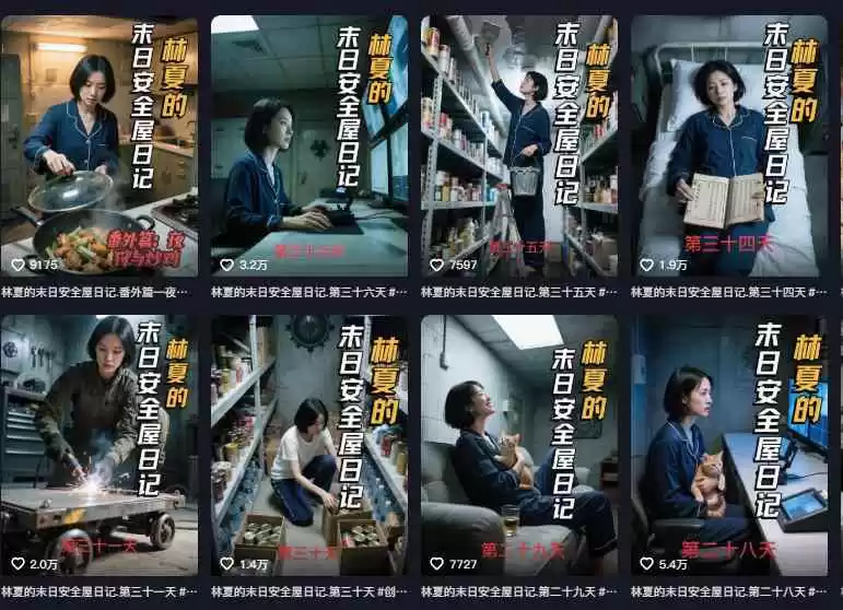 十个作品涨粉近20W！用AI制作末日安全日记连载，日入4位数，评论区爆肝求更新（附详细步骤）