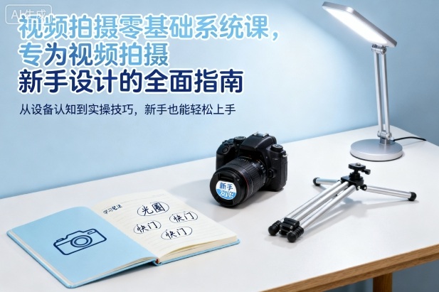 视频拍摄零基础系统课，专为视频拍摄新手设计的全面指南-鑫梵淘