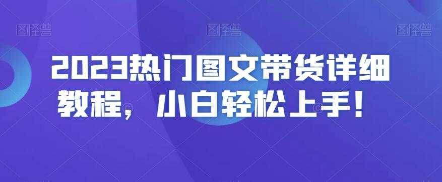 2023热门图文带货详细教程，小白轻松上手！-鑫梵淘