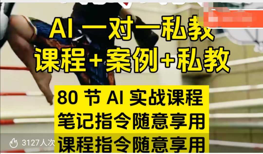 AI指令实战课，课程+案例，80节AI实战课程，笔记指令随意享用，课程指令随意享用(更新7月)-鑫梵淘